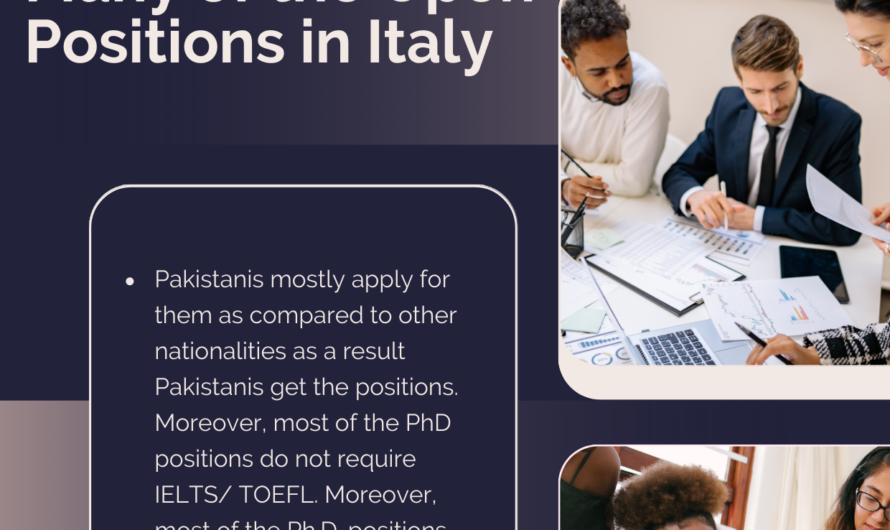 Many of the Open Positions in Italy