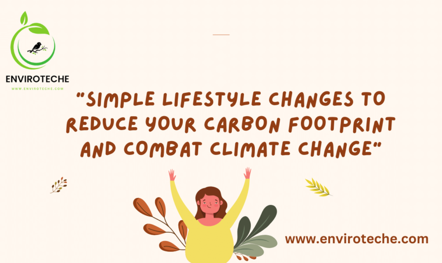 “Simple Lifestyle Changes to Reduce Your Carbon Footprint and Combat Climate Change”