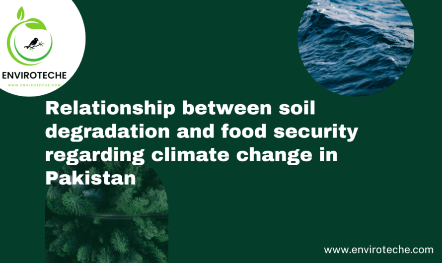 Relationship between soil degradation and food security regarding climate change in Pakistan