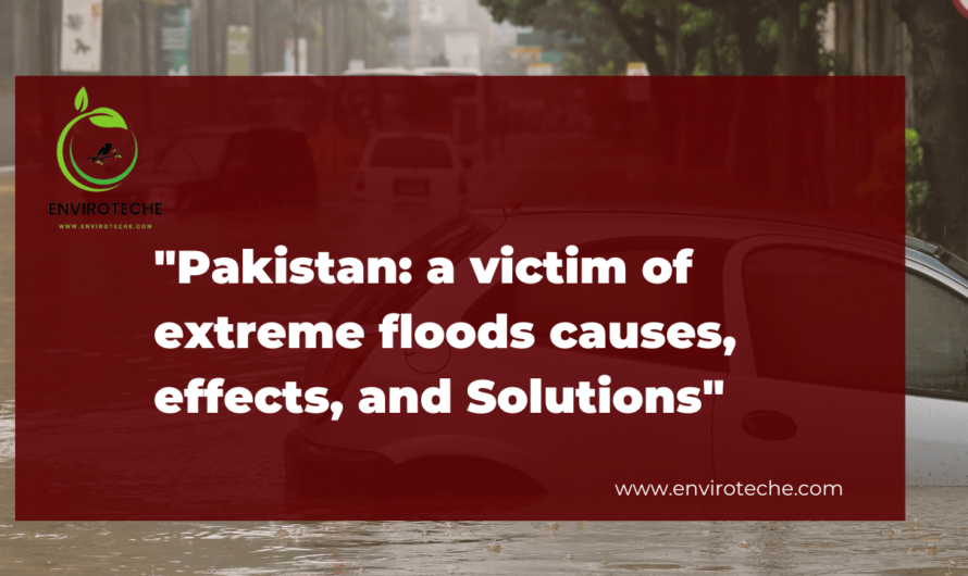 “Pakistan: a victim of extreme floods causes, effects, and Solutions”