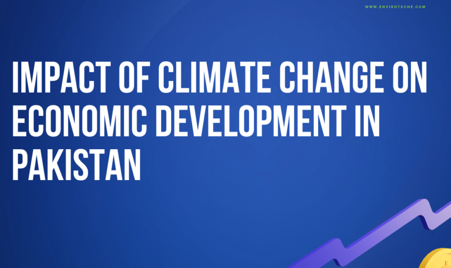 Impact of climate change on economic development in Pakistan
